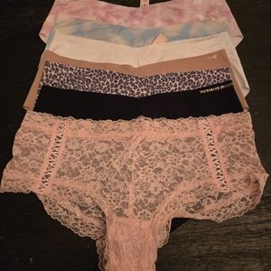 Victoria's Secret Pink Lace and Animal Print Panties
